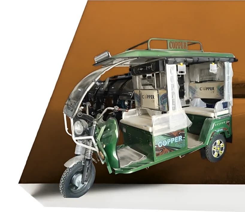 Copper EV Erickshaw