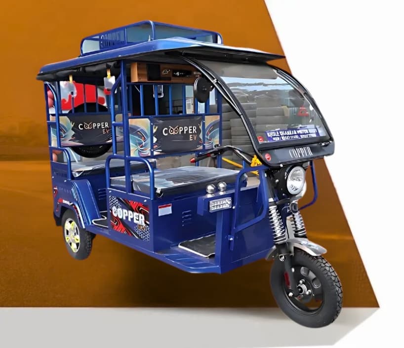 Copper EV Erickshaw